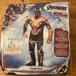 Marvel Avengers Endgame Thanos Kids Costume - Gold and Black